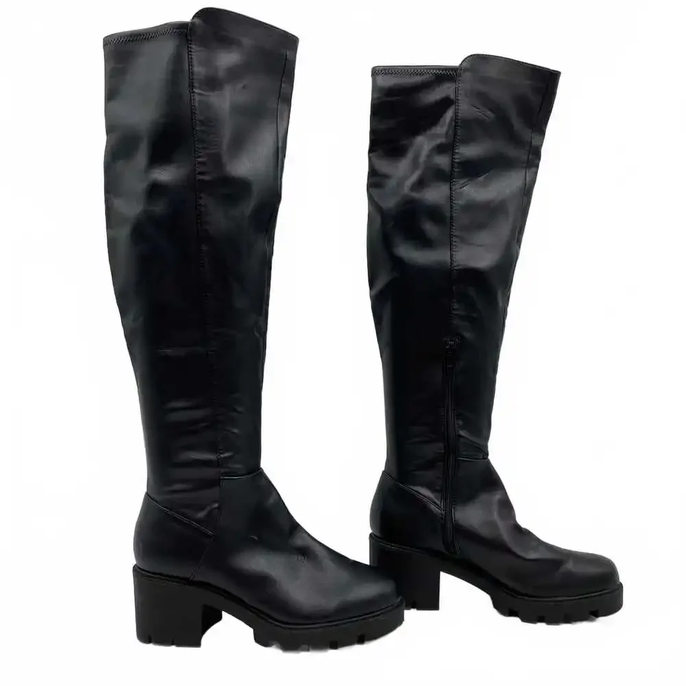 Dolce Vita Black Nicolette Over-the-Knee Boots | Size 10 US